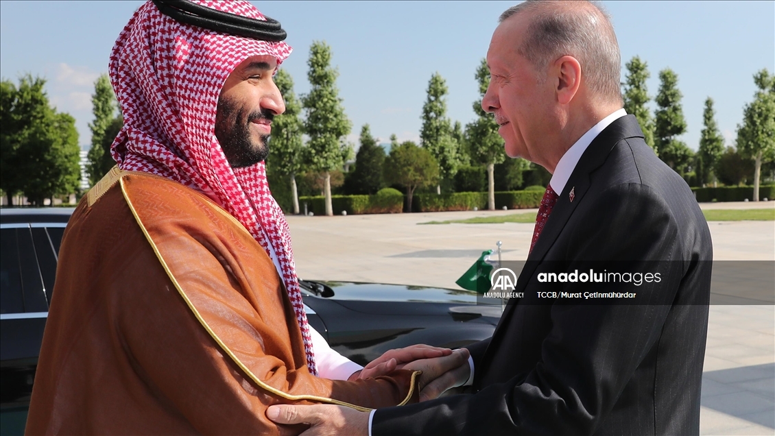 استقبال رسمی اردوغان از بن سلمان در آنکارا