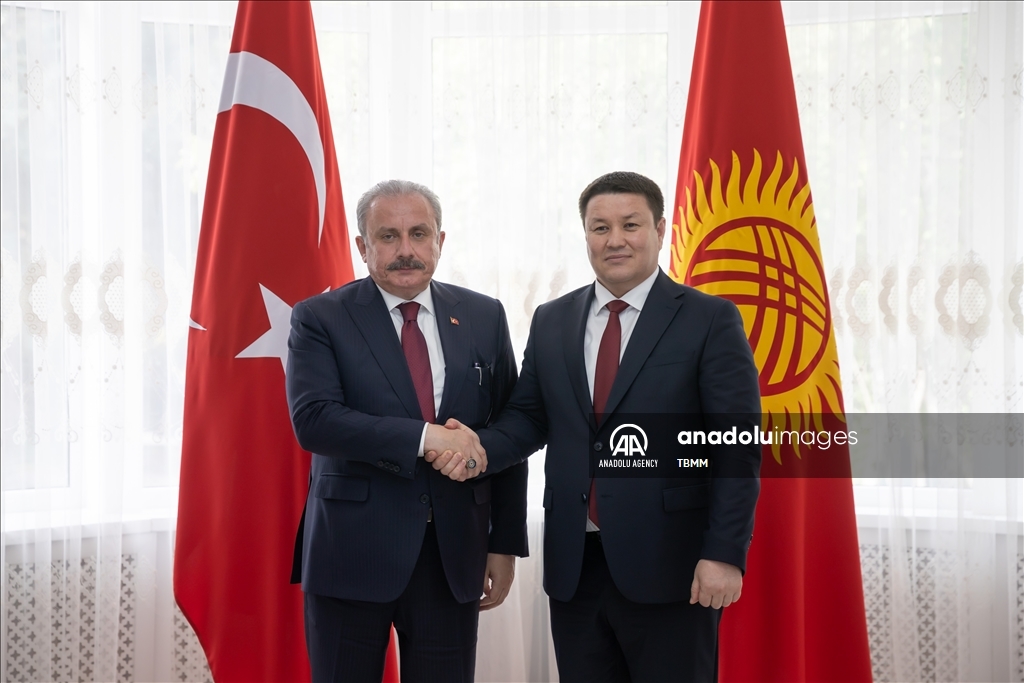 رئيس البرلمان التركي يلتقي نظيره القرغيزي