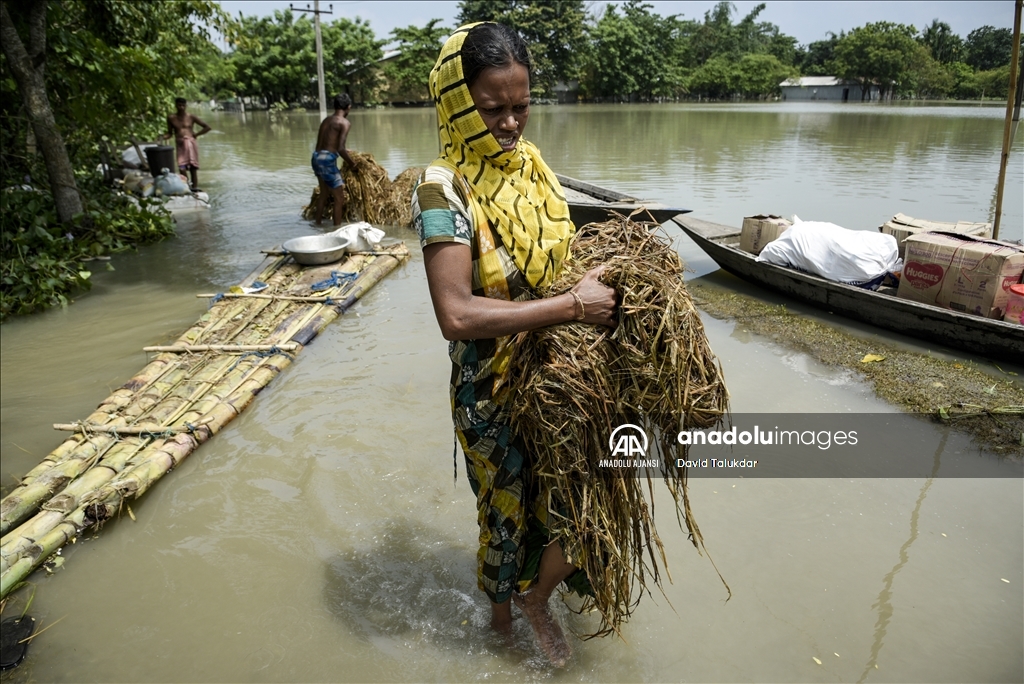 Hindistan'ın Assam eyaletindeki sellerde ölenlerin sayısı 100'ü geçti