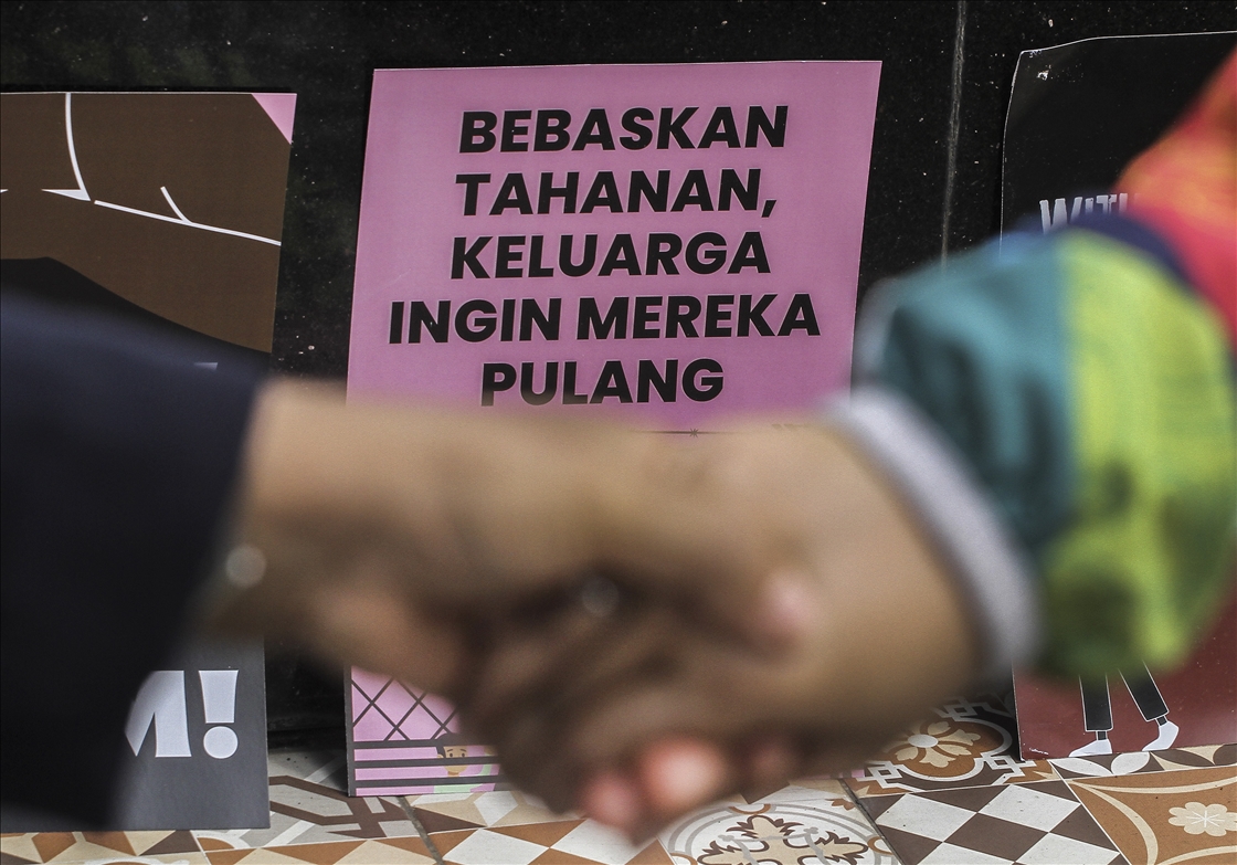 Demonstrasi menentang Otoritas Imigrasi Malaysia di Jakarta