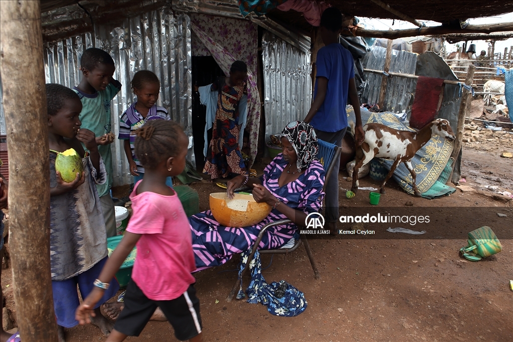Mali'de kamplara sığınan aileler zor şartlarda yaşam mücadelesi veriyor