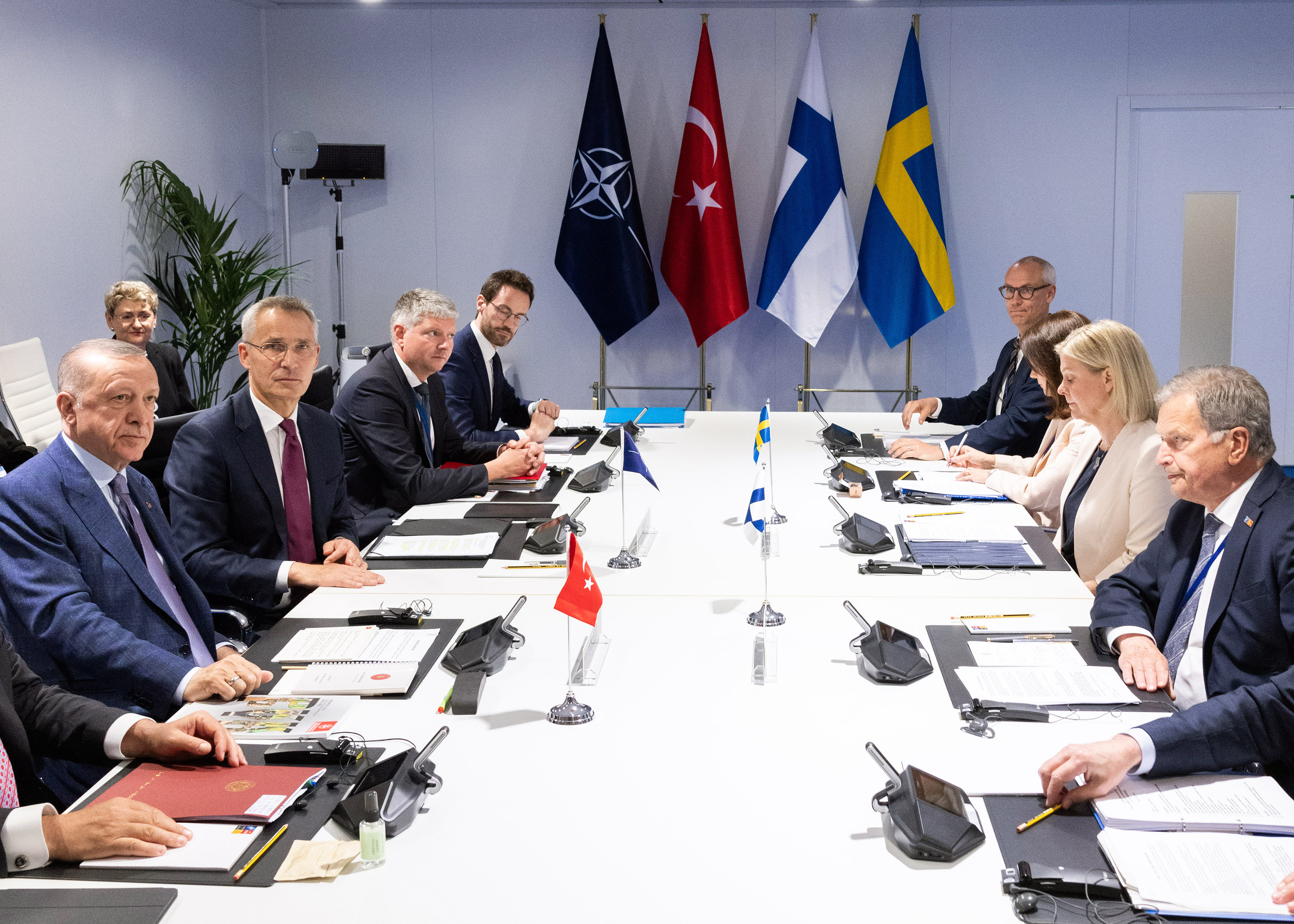 NATO-Türkiye-İsveç-Finlandiya arasında dörtlü görüşme 