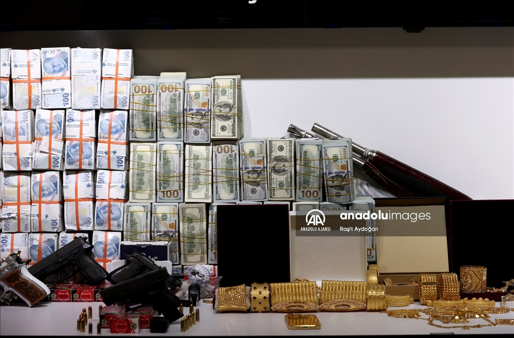 "Demir Yumruk" operasyonunda 8 bin 690 banka hesabı ile bir özel uçağa el konuldu