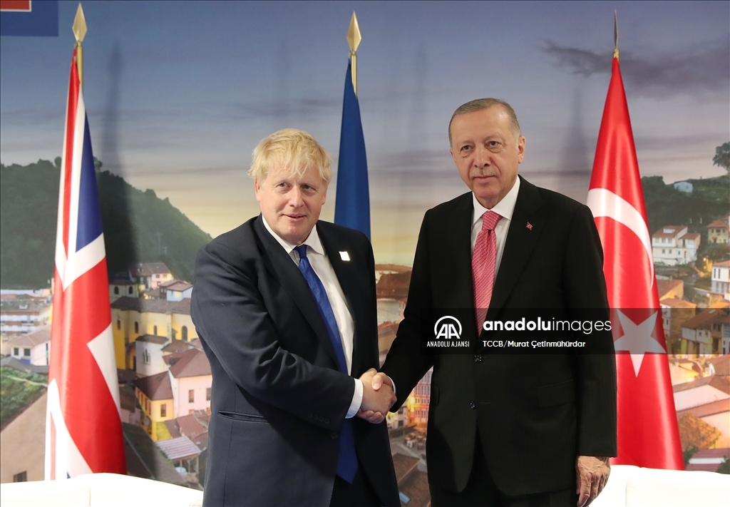 Cumhurbaşkanı Erdoğan - İngiltere Başbakanı Johnson