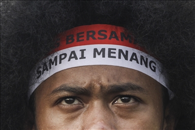Demonstrasi mahasiwa menentang RKUHP di Jakarta
