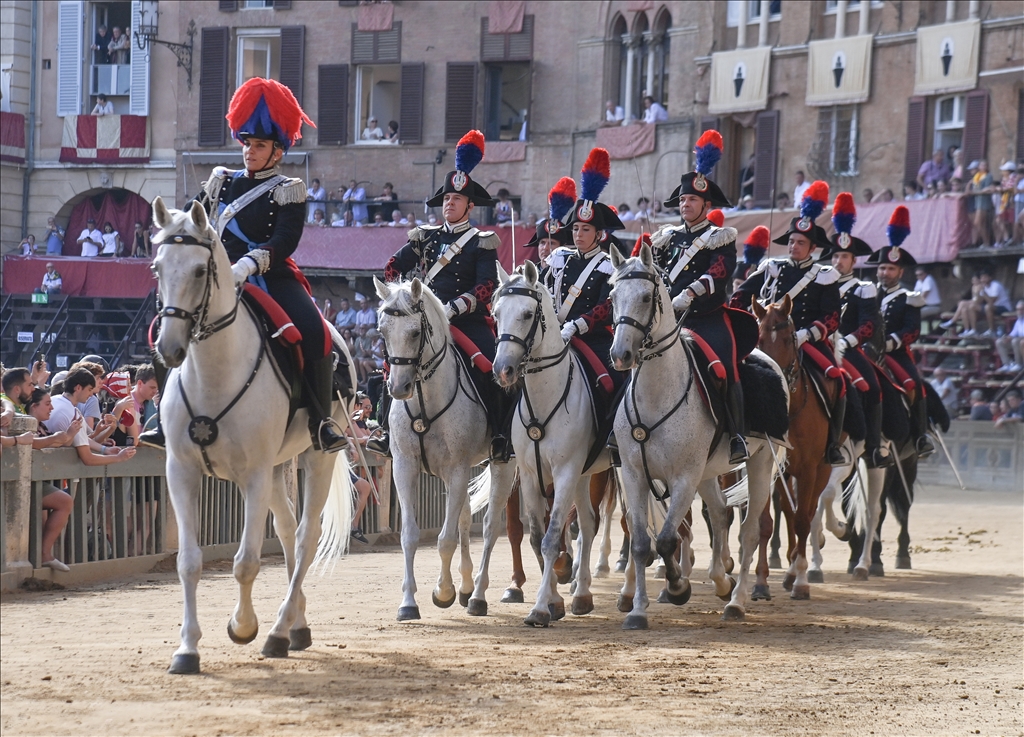 Famous Palio Di Siena horse race