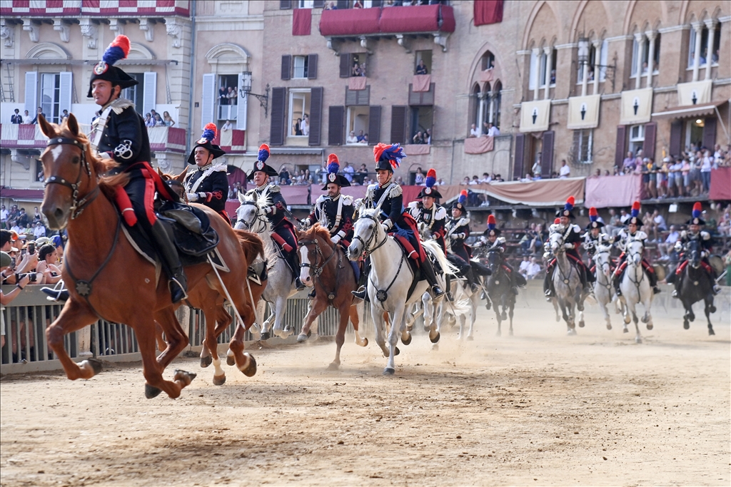 Famous Palio Di Siena horse race