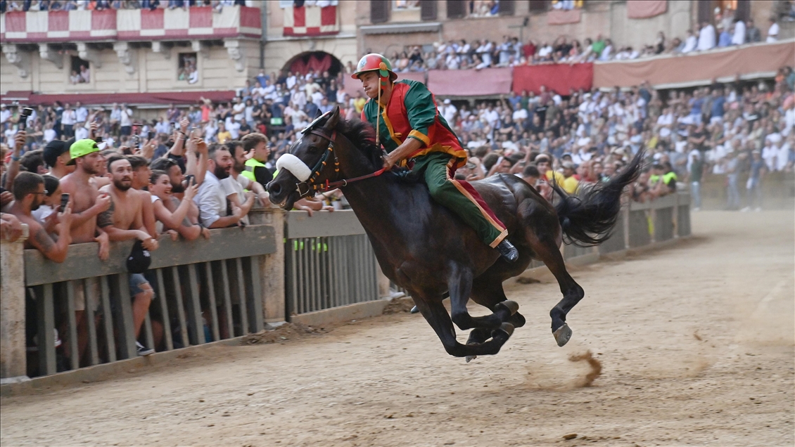 Famous Palio Di Siena horse race