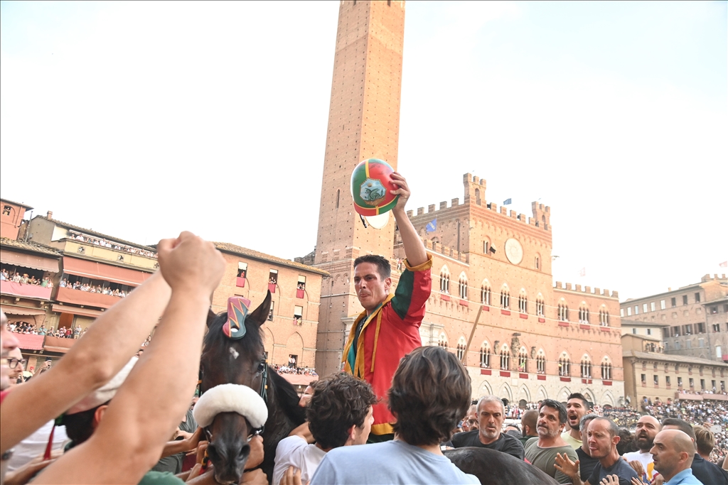 Famous Palio Di Siena horse race