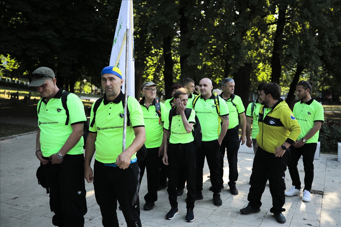 Iz Sarajeva krenula grupa učesnika Marša mira, 280 kilometara pješačenja u znak sjećanja na Srebreničane