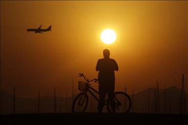 Winter sunrise in Rio de Janeiro