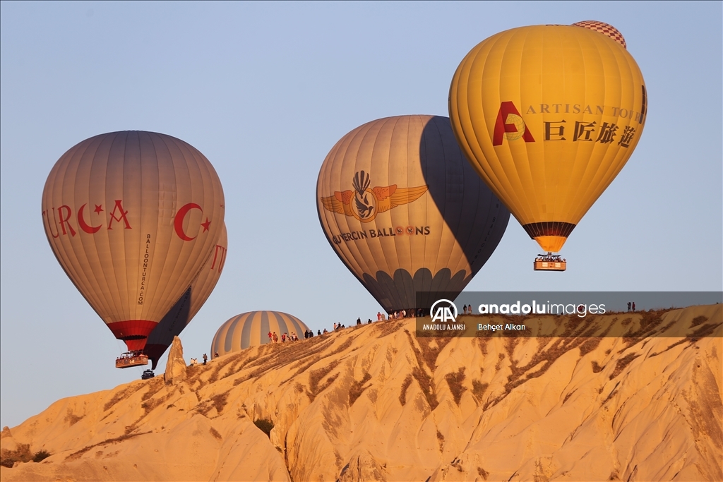 Yılın ilk yarısında 258 bin turist Kapadokya'yı kuşbakışı izledi