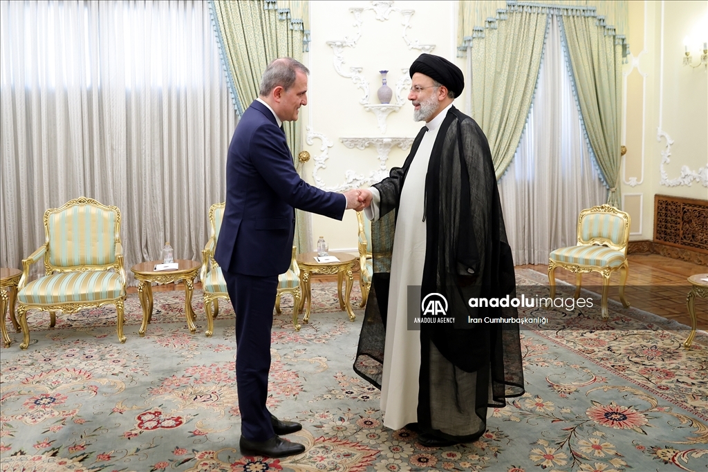 دیدار وزیر خارجه جمهوری آذربایجان با رئیس جمهور ایران