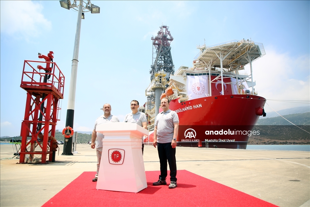 Abdülhamid Han sondaj gemisinin ilk görev yerinin Akdeniz olması bekleniyor