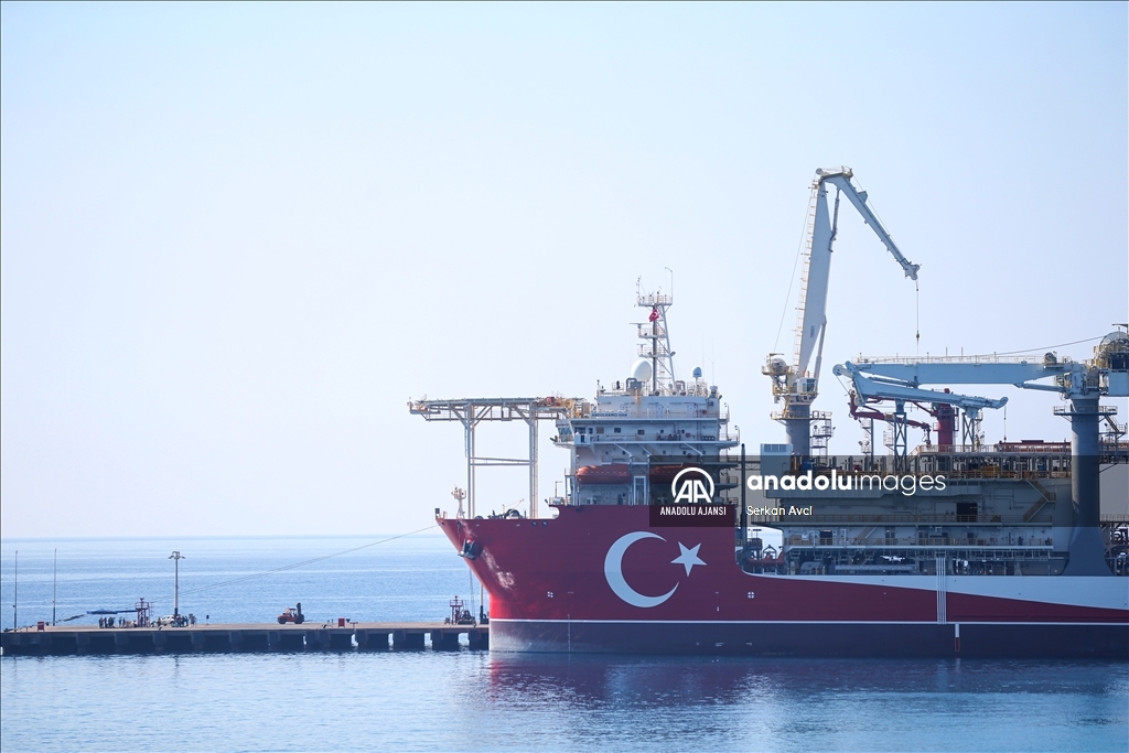 Türkiye'nin yeni sondaj gemisi Abdülhamid Han göreve hazırlanıyor