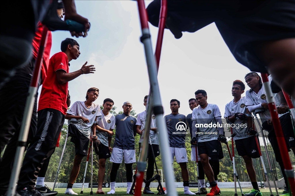 Tim Sepak Bola Amputasi Indonesia bersiap untuk Piala Dunia Sepak Bola Amputasi di Turki