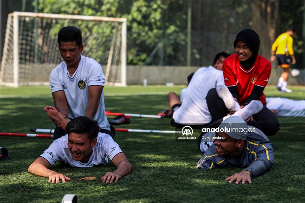 Tim Sepak Bola Amputasi Indonesia bersiap untuk Piala Dunia Sepak Bola Amputasi di Turki