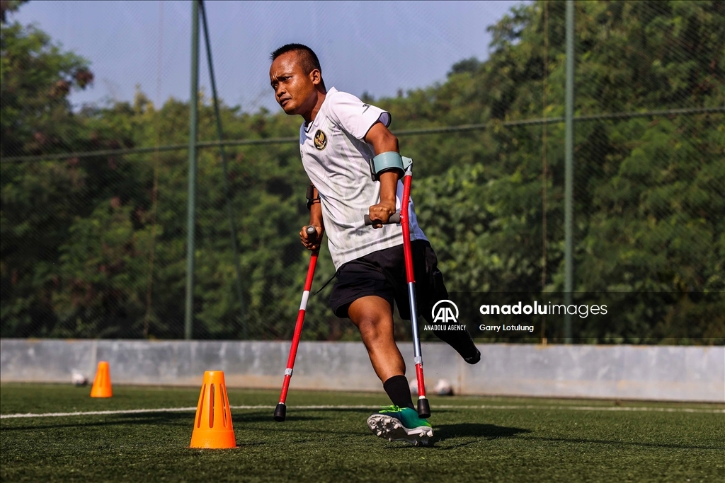 Tim Sepak Bola Amputasi Indonesia bersiap untuk Piala Dunia Sepak Bola Amputasi di Turki