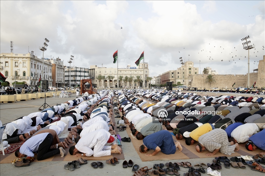 Libya'da kurban bayramı namazı