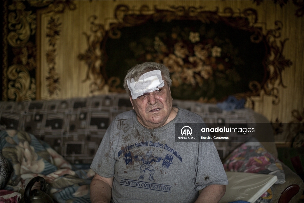 Ukrayna'nın Donetsk bölgesindeki Çasov Yar şehri Rus güçlerince vuruldu