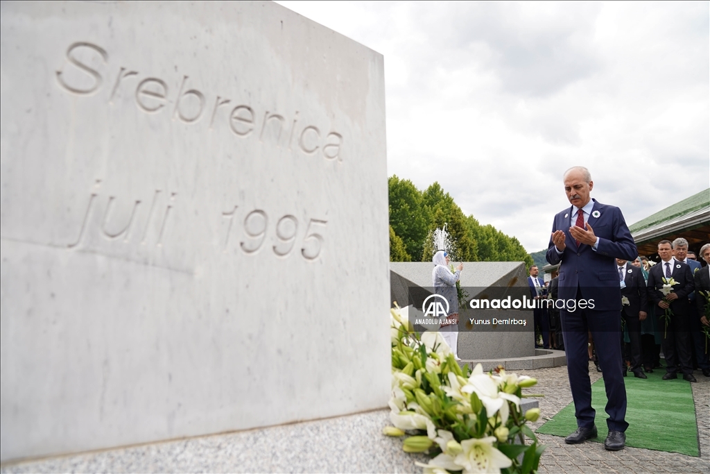 Bosna Hersek'te Srebrenitsa soykırımının 27'nci yılı dolayısıyla anma programı yapıldı