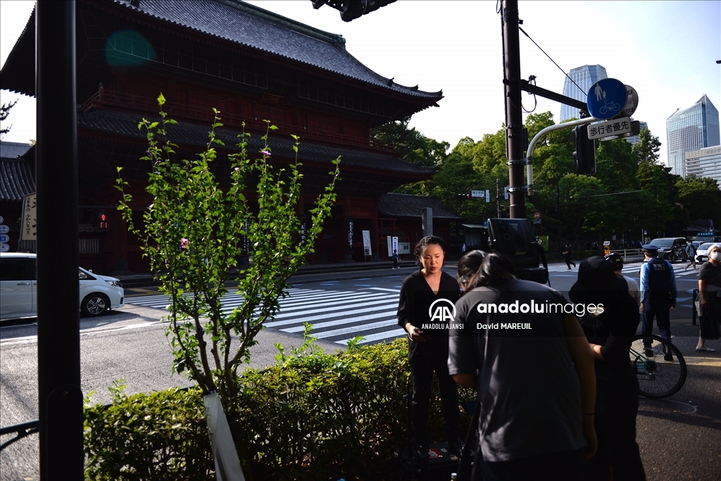 Eski Japonya Başbakanı Abe Şinzo için düzenlenen tören