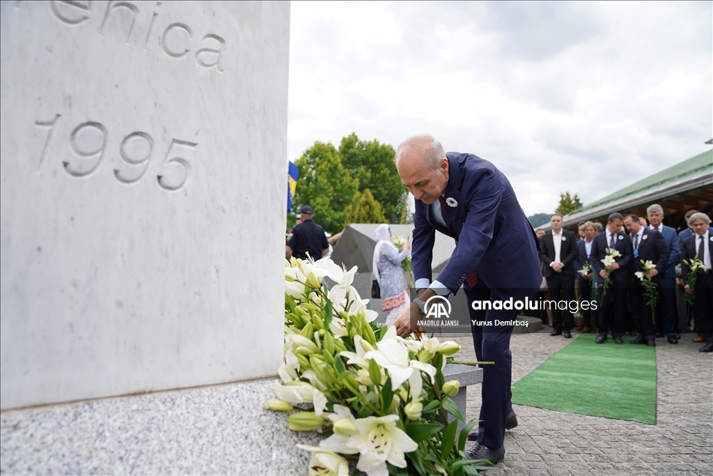 Bosna Hersek'te Srebrenitsa soykırımının 27'nci yılı dolayısıyla anma programı yapıldı