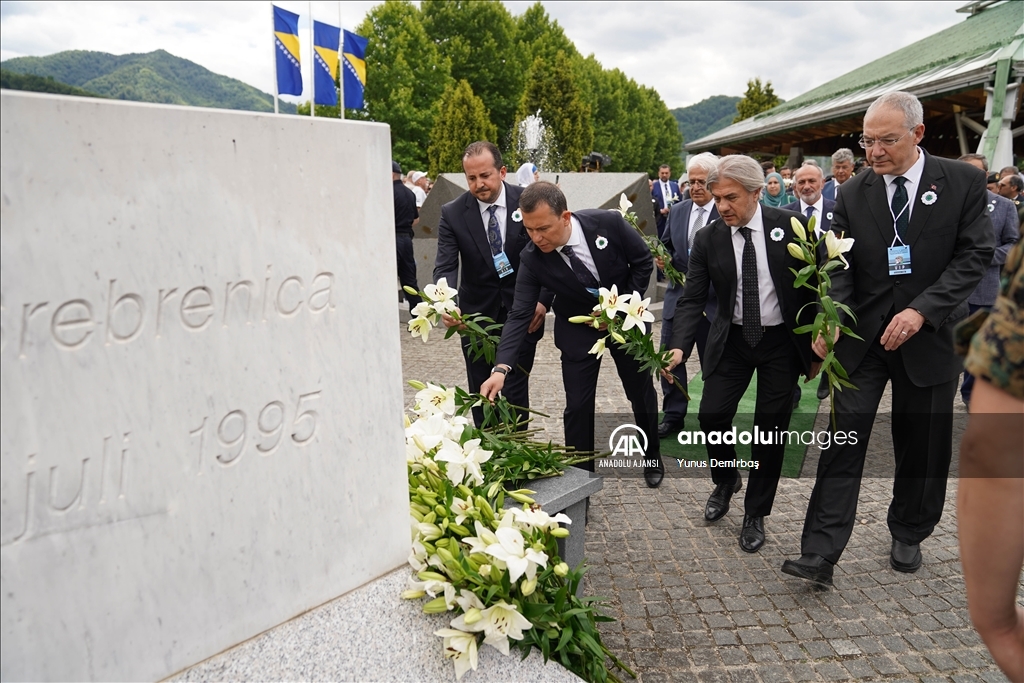 Bosna Hersek'te Srebrenitsa soykırımının 27'nci yılı dolayısıyla anma programı yapıldı