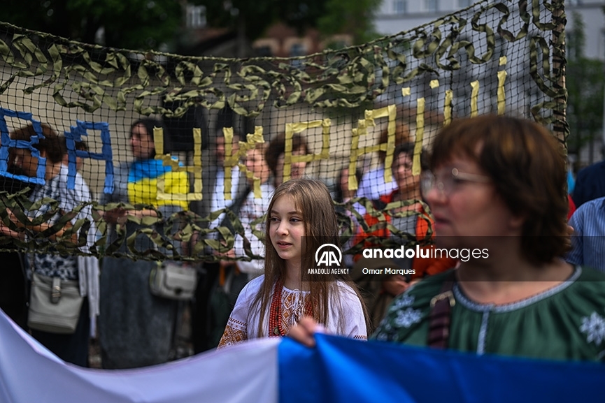 Calle donde se encuentra el consulado ruso en Cracovia, Polonia, pasa a llamarse "Plaza de Ucrania Libre" 7
