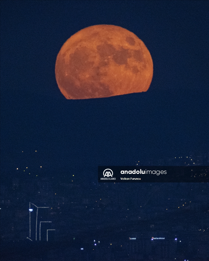 Ankara'da süper dolunay