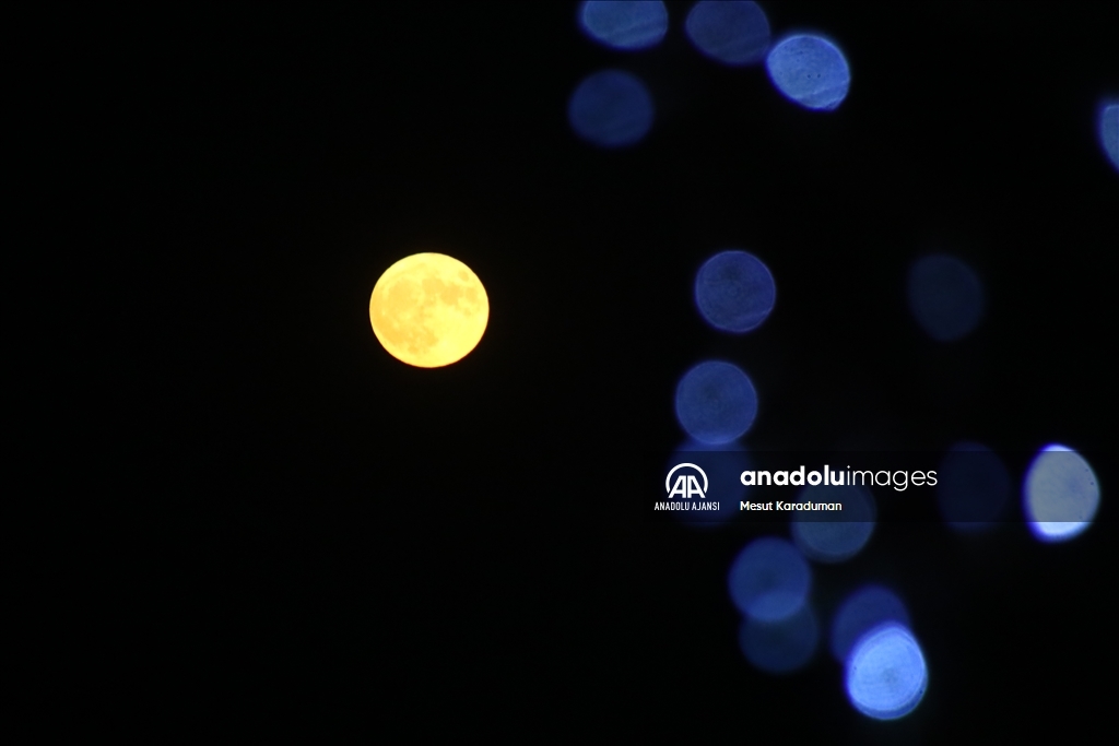 Tekirdağ'da dolunay