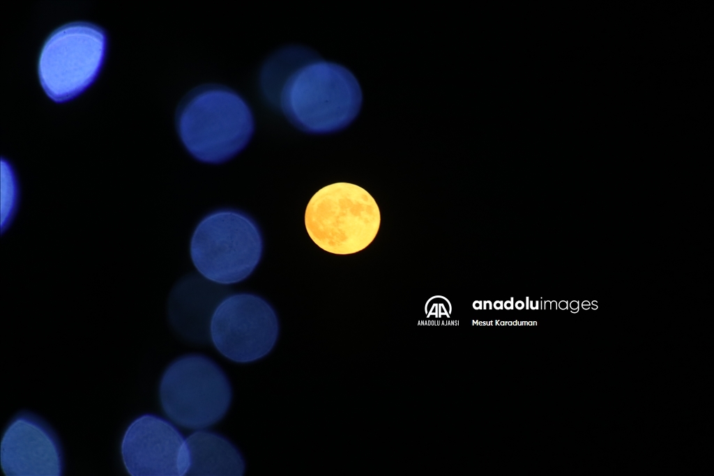 Tekirdağ'da dolunay