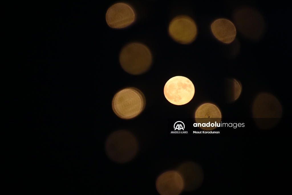 Tekirdağ'da dolunay