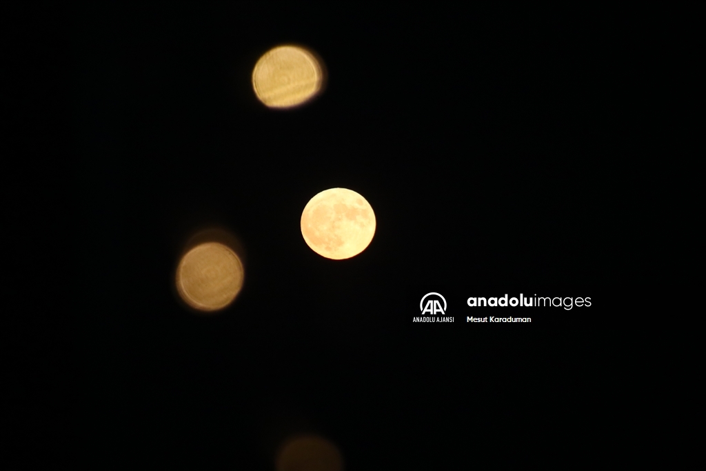 Tekirdağ'da dolunay