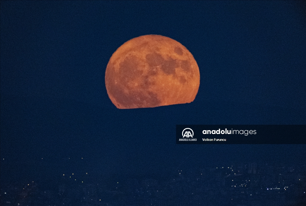 Ankara'da süper dolunay