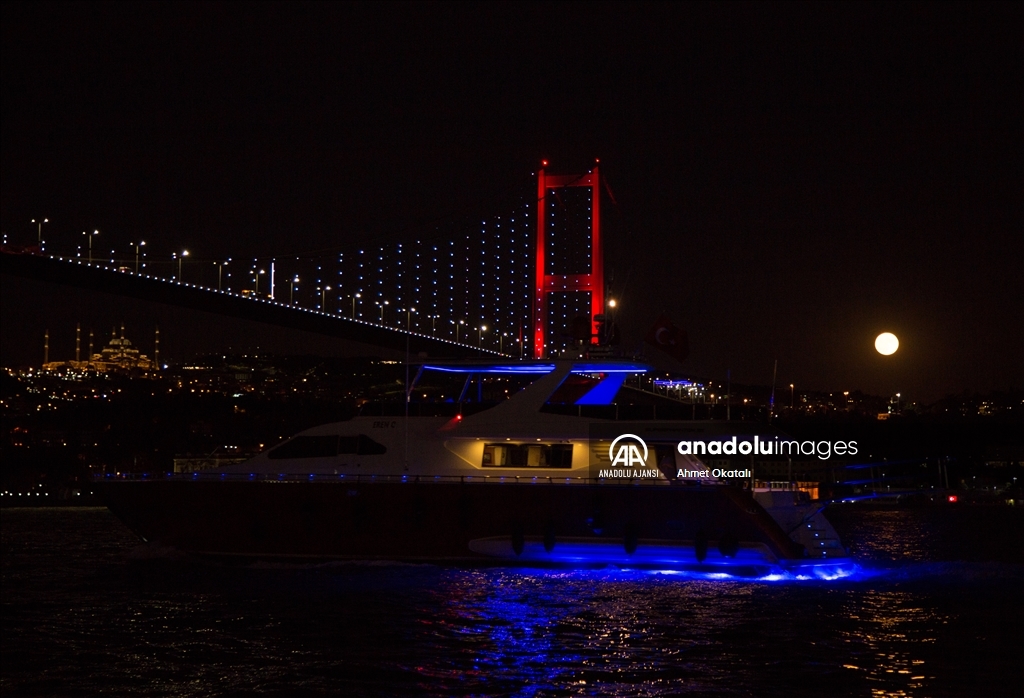 İstanbul'da süper dolunay