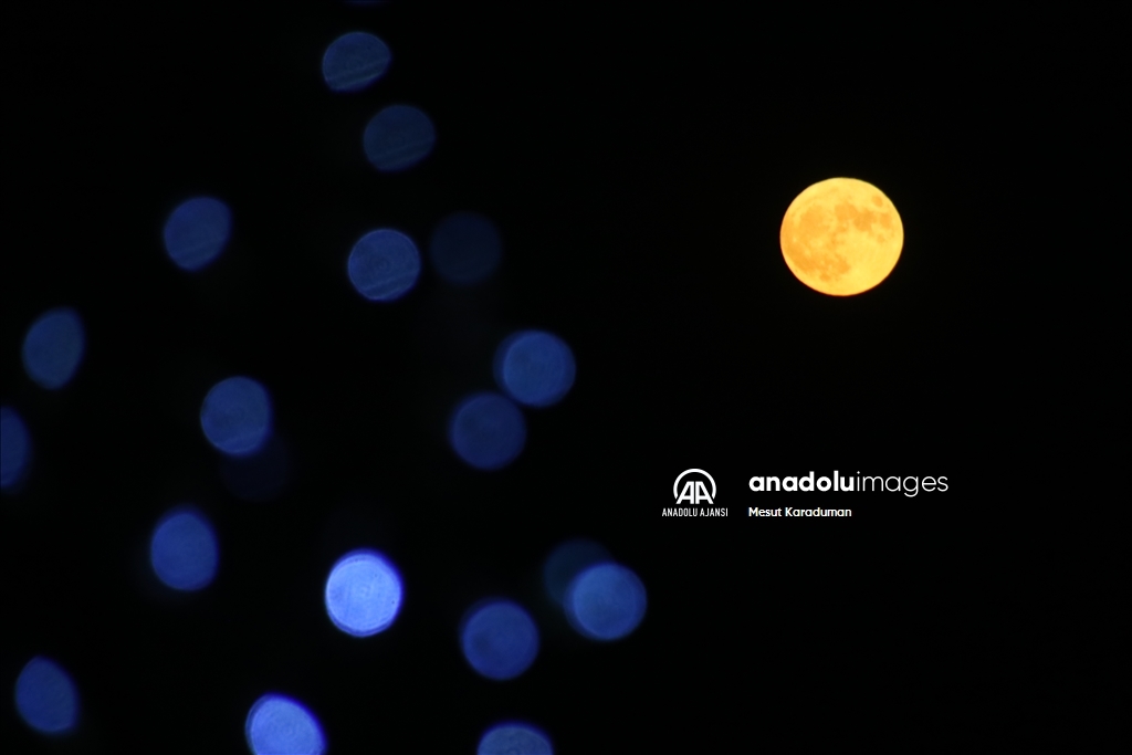 Tekirdağ'da dolunay