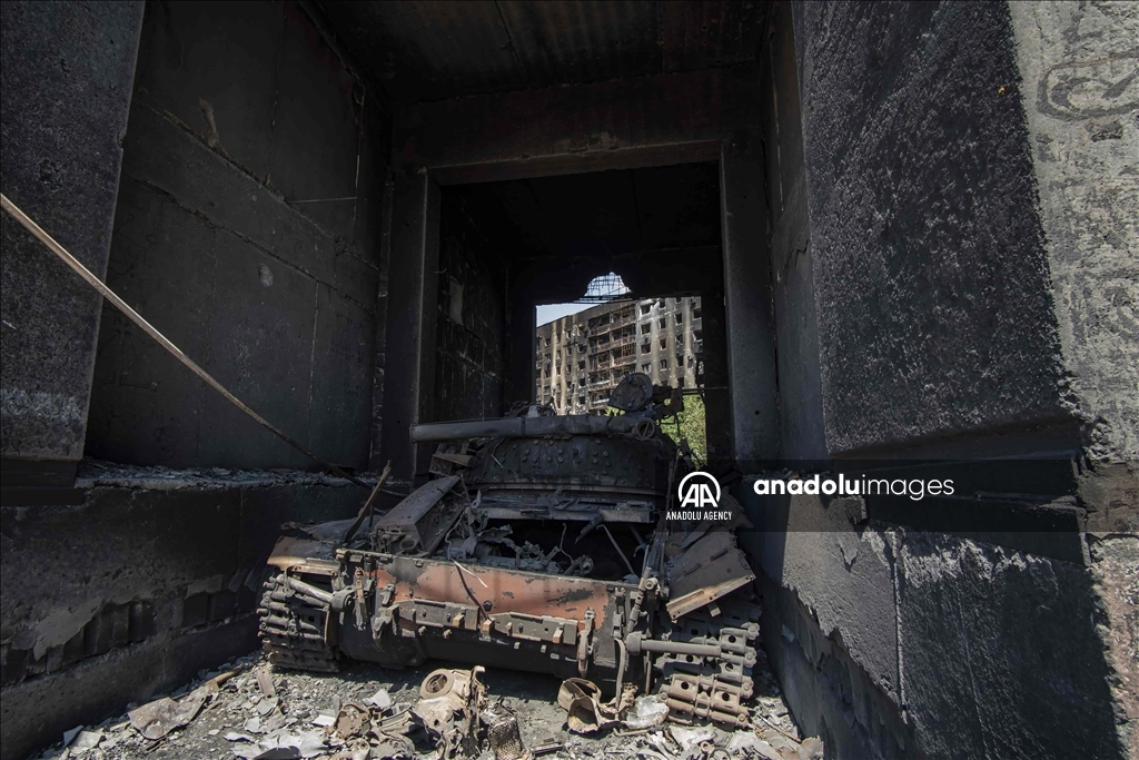 Los estragos que deja la guerra en Lugansk, Ucrania 5