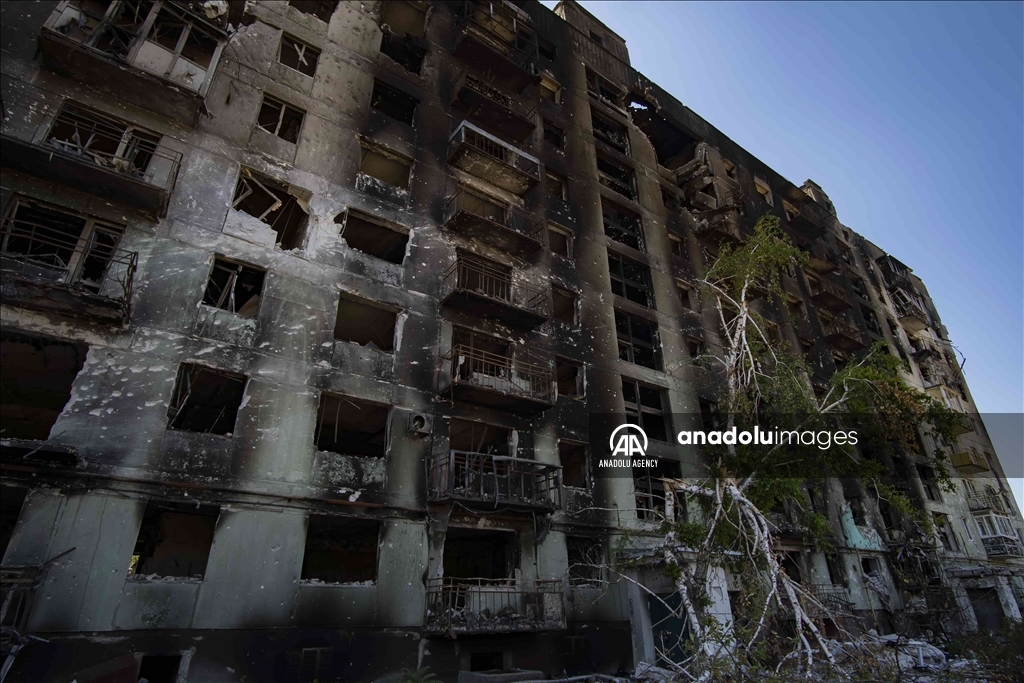 Los estragos que deja la guerra en Lugansk, Ucrania 2