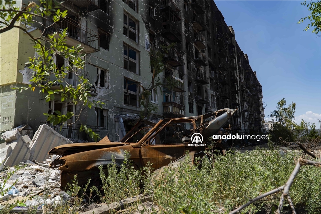 Los estragos que deja la guerra en Lugansk, Ucrania 6