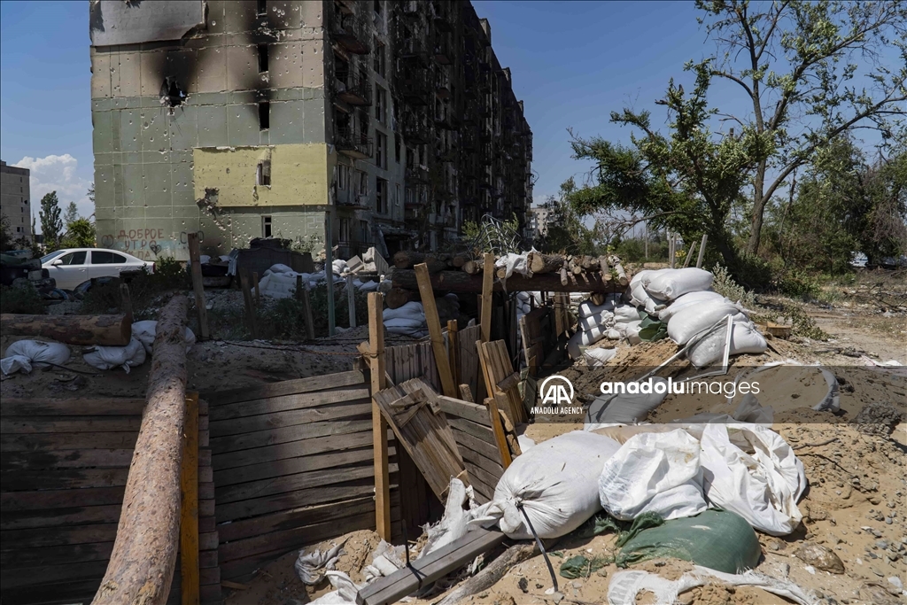 Los estragos que deja la guerra en Lugansk, Ucrania 7