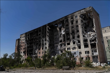 Los estragos que deja la guerra en Lugansk, Ucrania