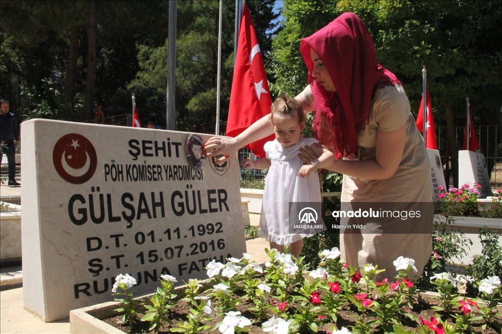 Adana, Mersin, Hatay ve Osmaniye'de 15 Temmuz'da şehitliklere ziyaret