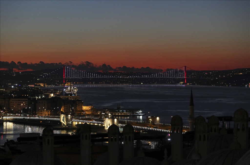 İstanbul'da gün doğumu