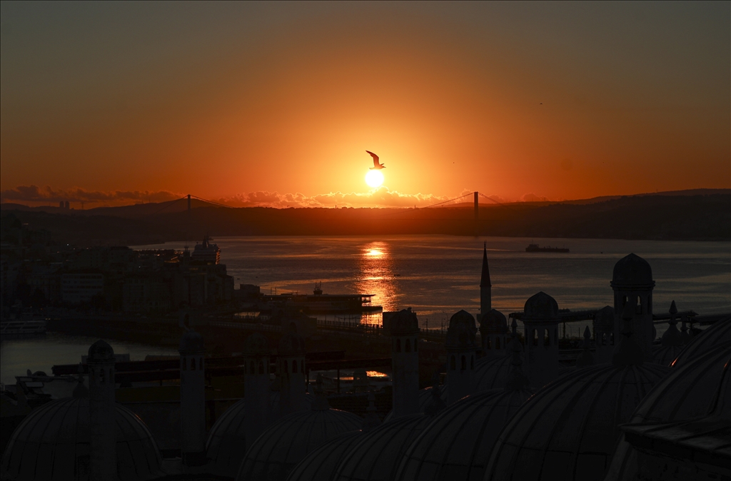 İstanbul'da gün doğumu