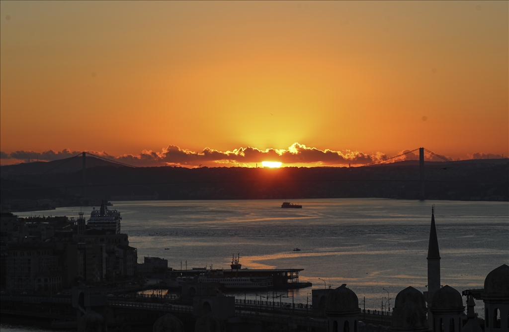 İstanbul'da gün doğumu