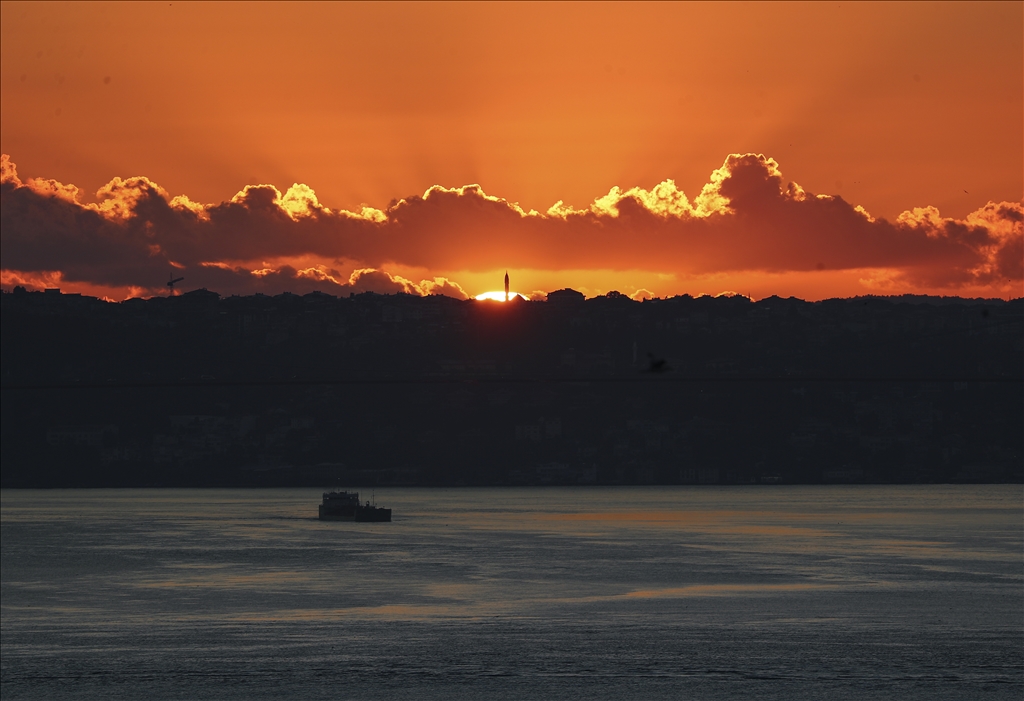 İstanbul'da gün doğumu