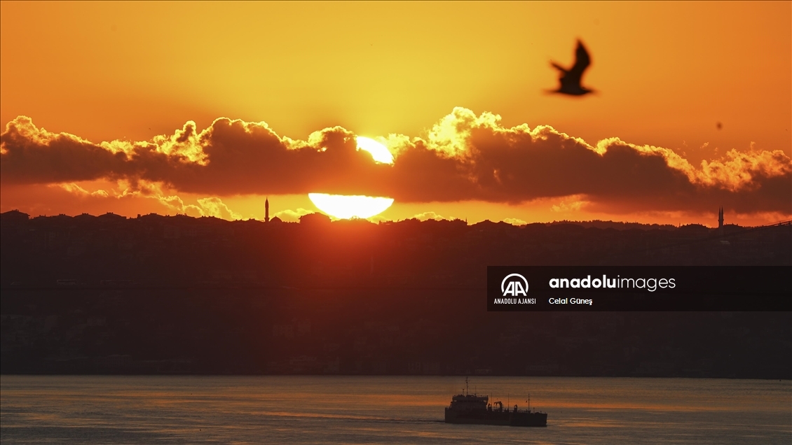 İstanbul'da gün doğumu