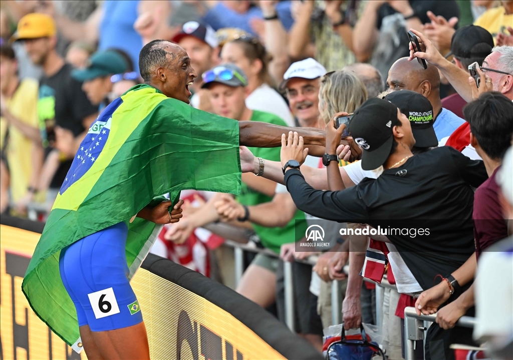 El brasileño Alison dos Santos se convierte en el primer campeón mundial de Suramérica en los 400 metros con vallas