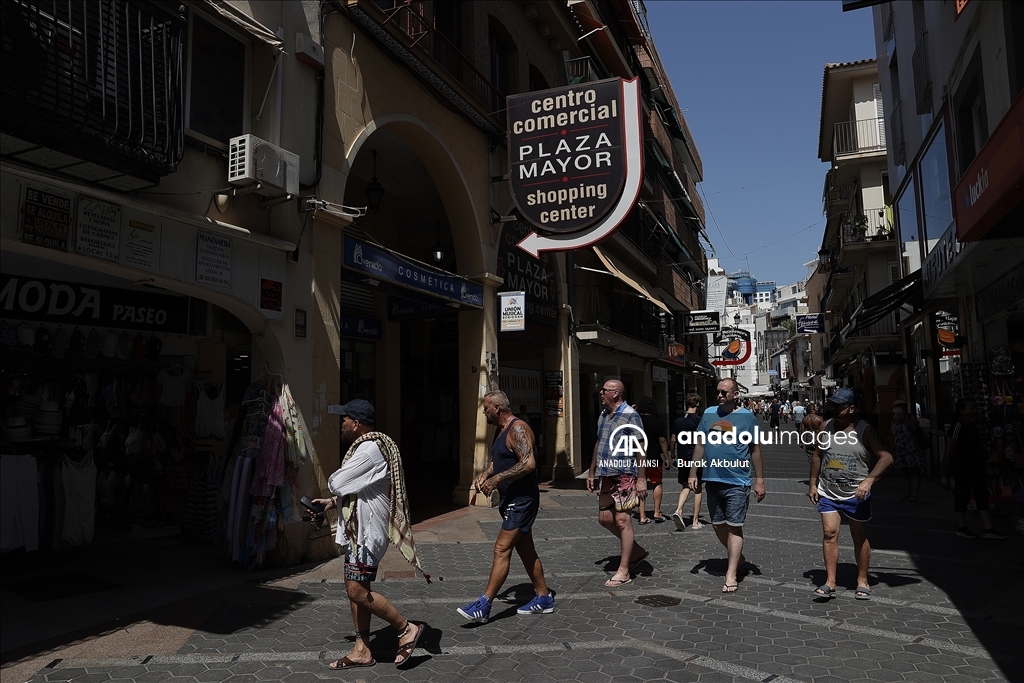 İspanya'nın ünlü tatil beldesi Benidorm